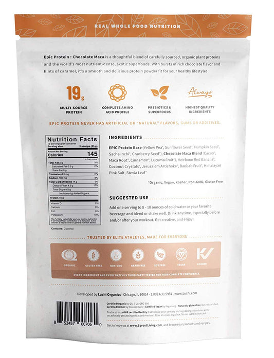 Epic Protein Chocolate Maca 2.3Kg