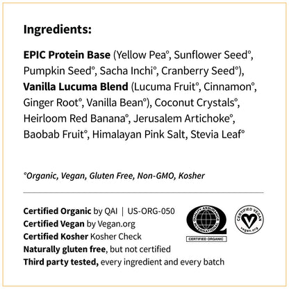 Epic Protein Vainilla Lúcuma 455g